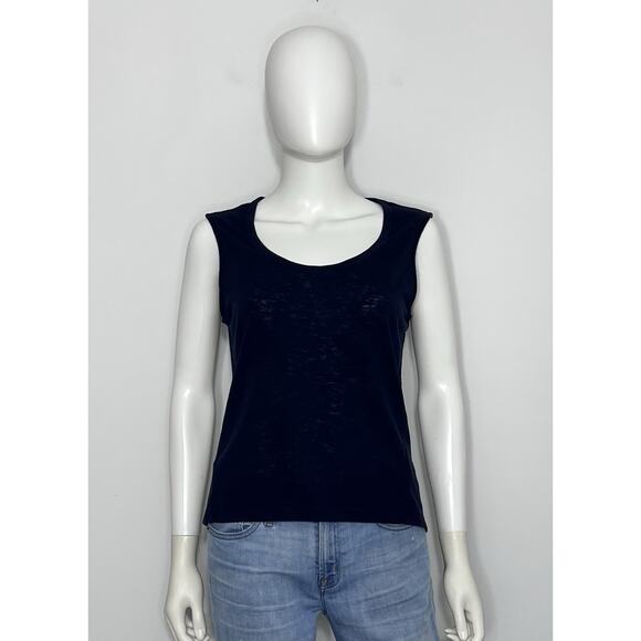 Athleta Breezy Tank Womens XS Navy Scoop Neck Breathable Sleeveless Top - Picture 1 of 8